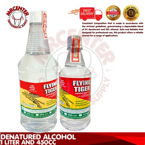 flying tiger denatured alcohol|Denatured Alcohol 1 liter .